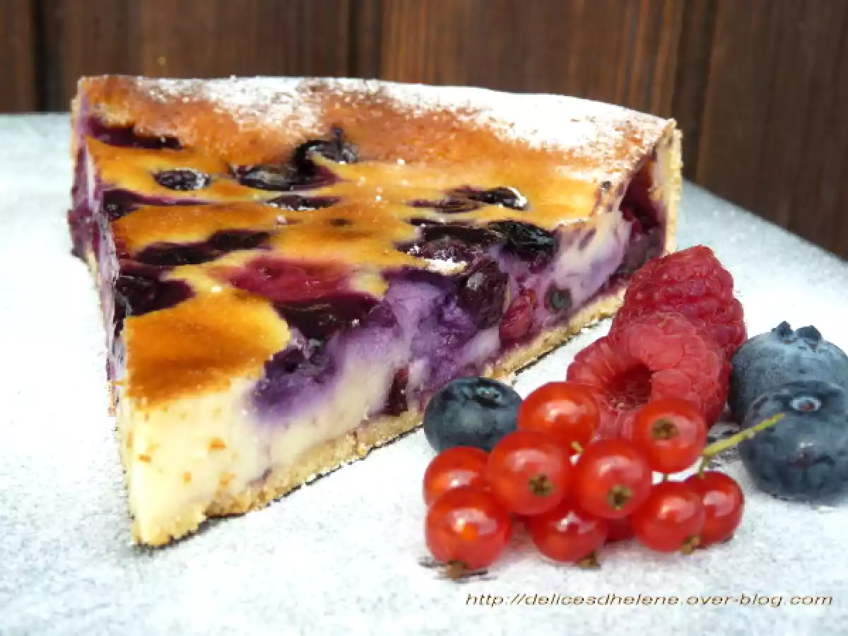 TARTE AU FROMAGE BLANC ET AUX FRUITS ROUGES - photo 2
