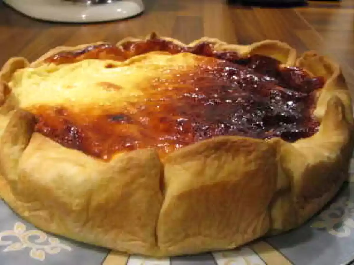 Tarte au fromage blanc poires et pépites de chocolat - photo 3