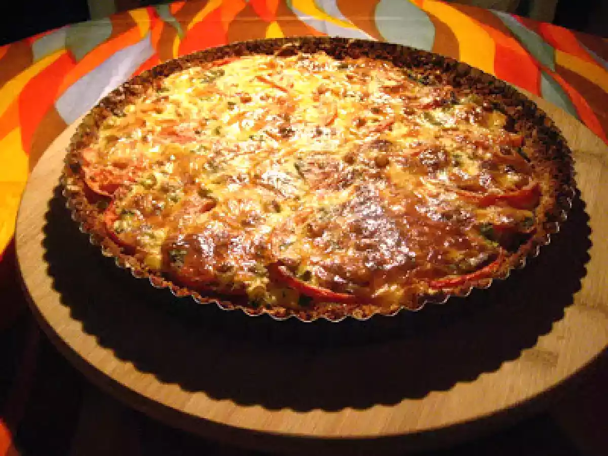 Tarte au fromage et aux tomates sans pâte - photo 3