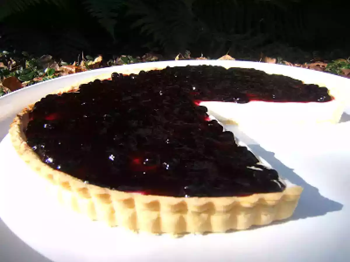 Tarte au fromage frais et myrtilles - photo 2