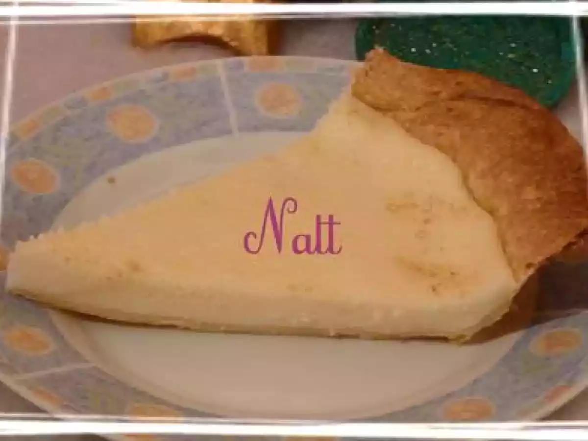 Tarte au lait fermenté et mascarpone