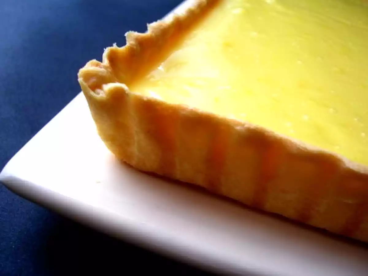 Tarte au lemon curd Pierre Hermé