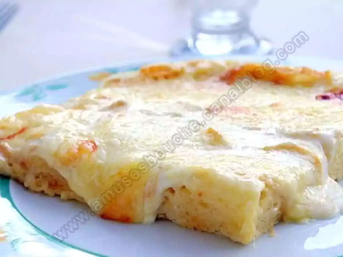 Tarte au maroilles à la pâte à pain