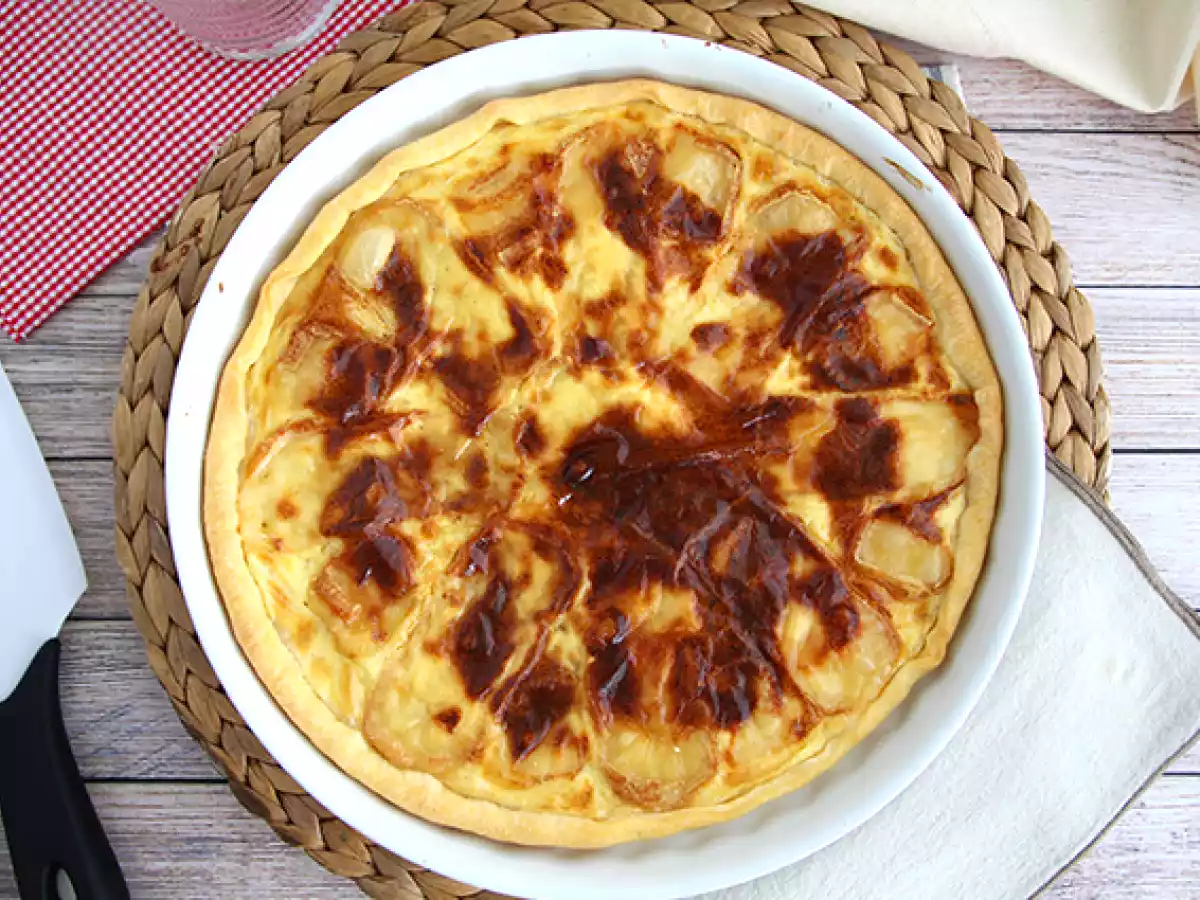 Tarte au Maroilles simple et rapide