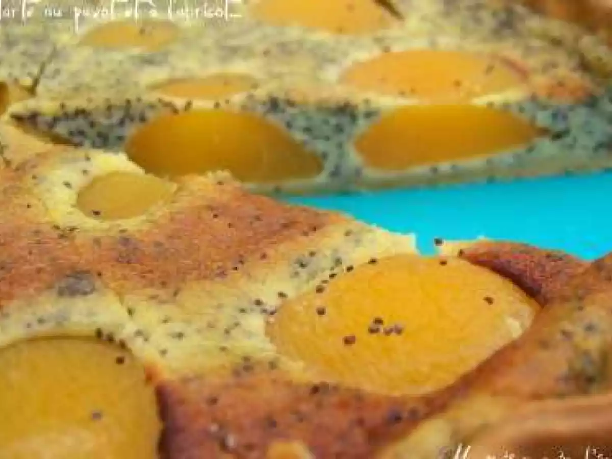 Tarte au pavot et à l'abricot