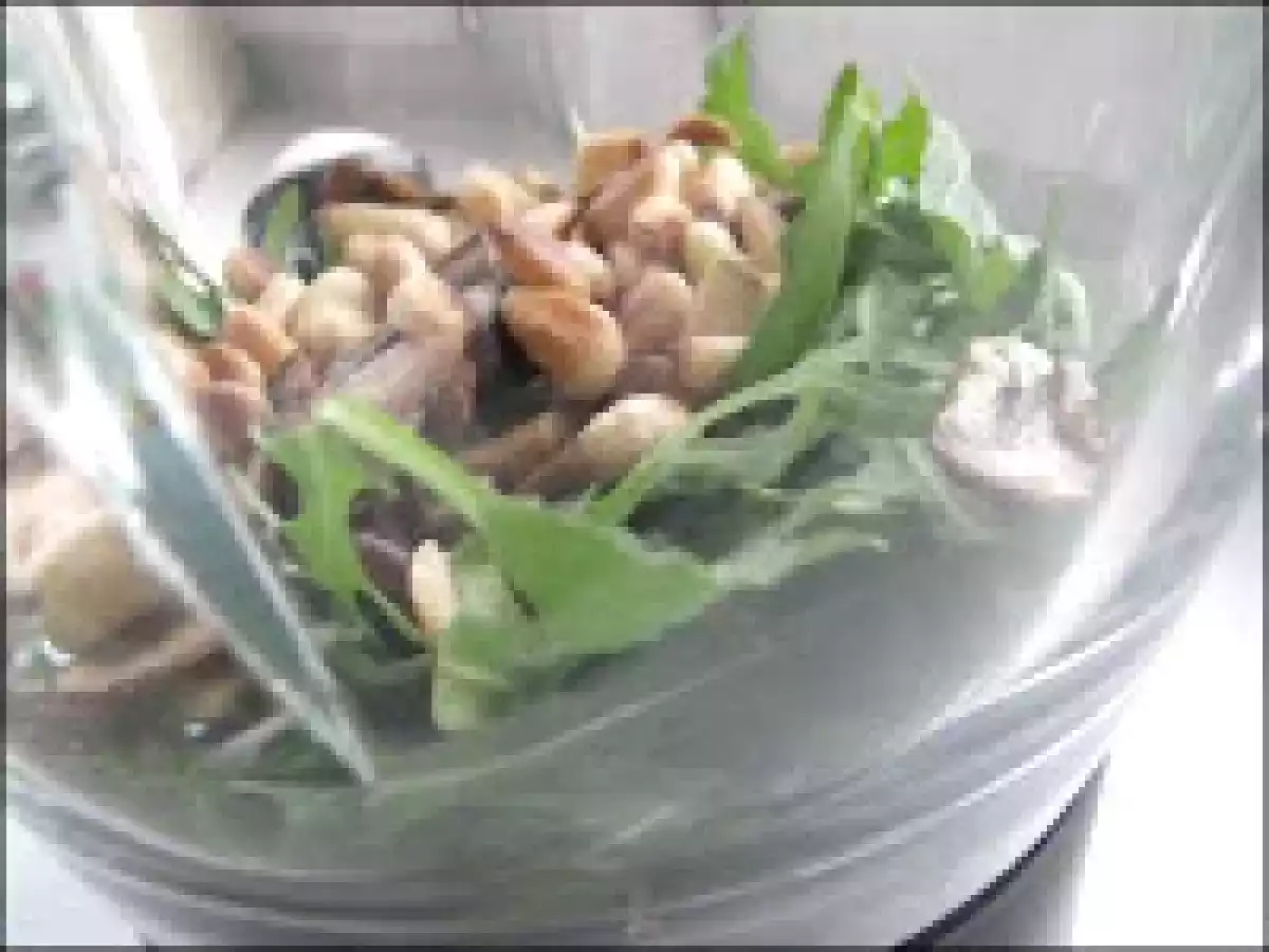 Tarte au pesto de roquette-champignons, tomates & Parme - photo 2