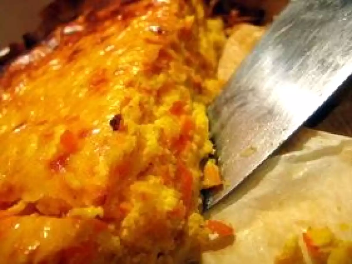 Tarte au potimarron, carottes et bleu. - photo 2