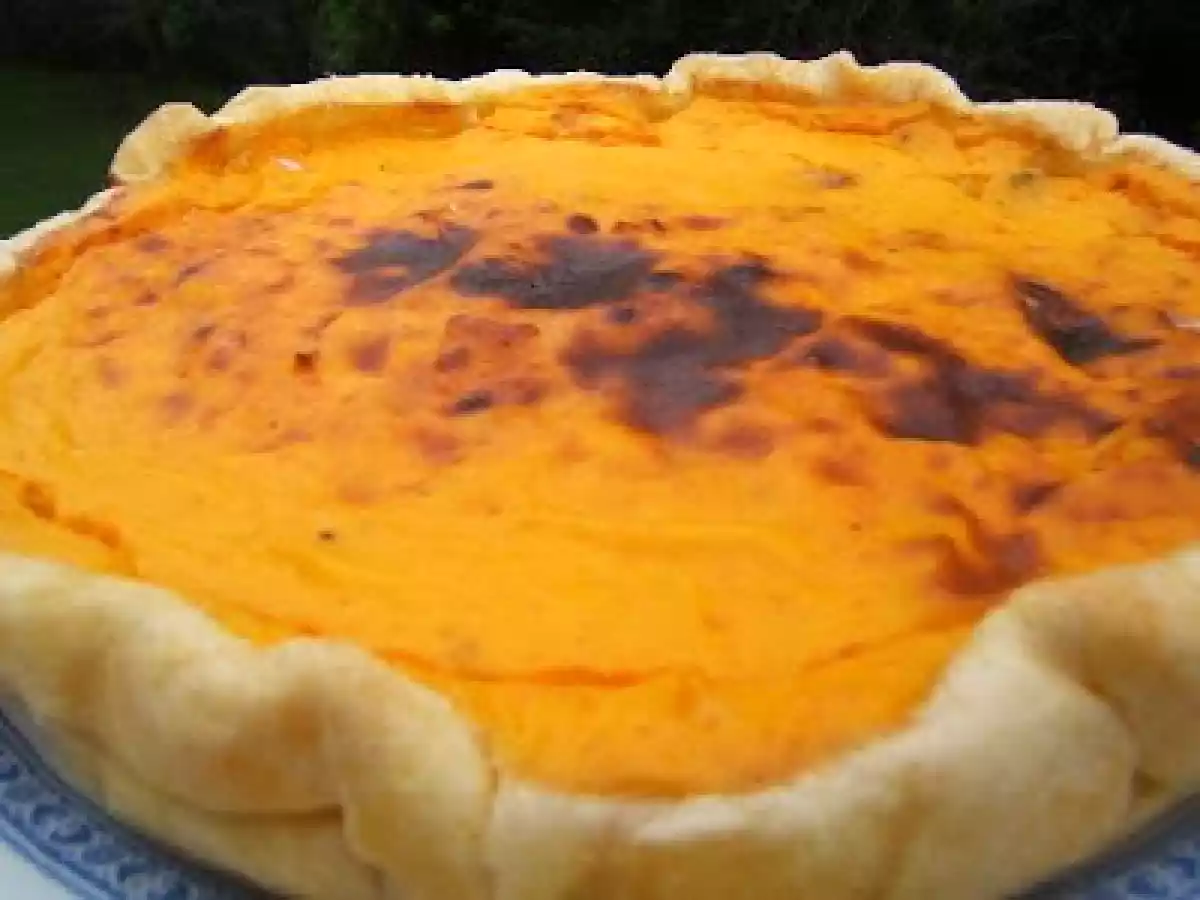Tarte au potiron, carottes et bleu d'Auvergne - photo 2