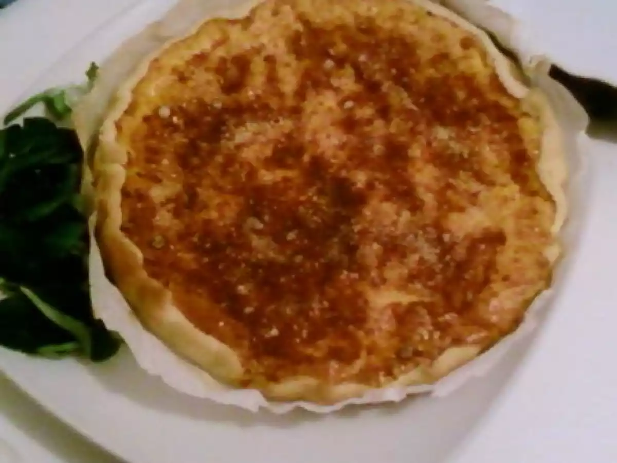 Tarte au potiron gratinée au parmesan