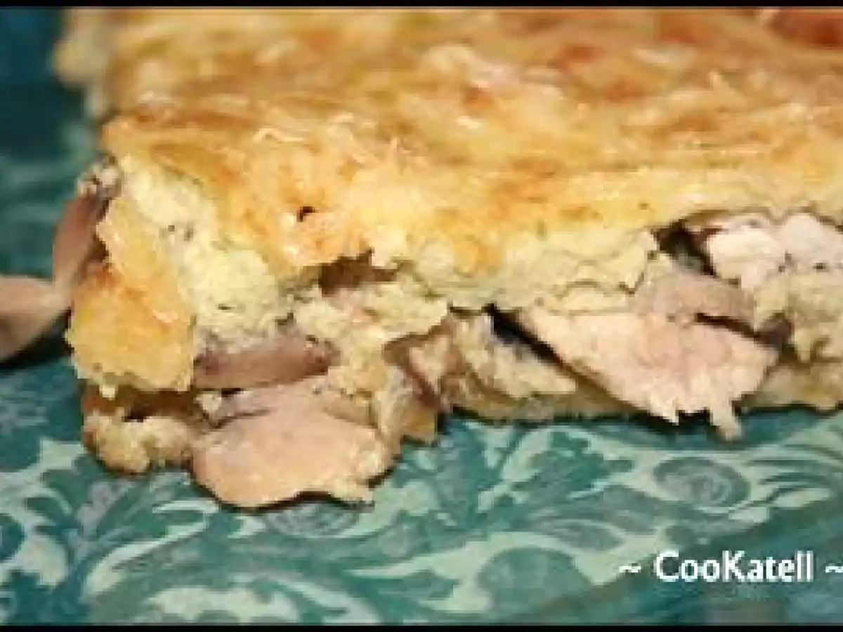 Tarte au Poulet, Champignons et Moutarde à l'Estragon - photo 2