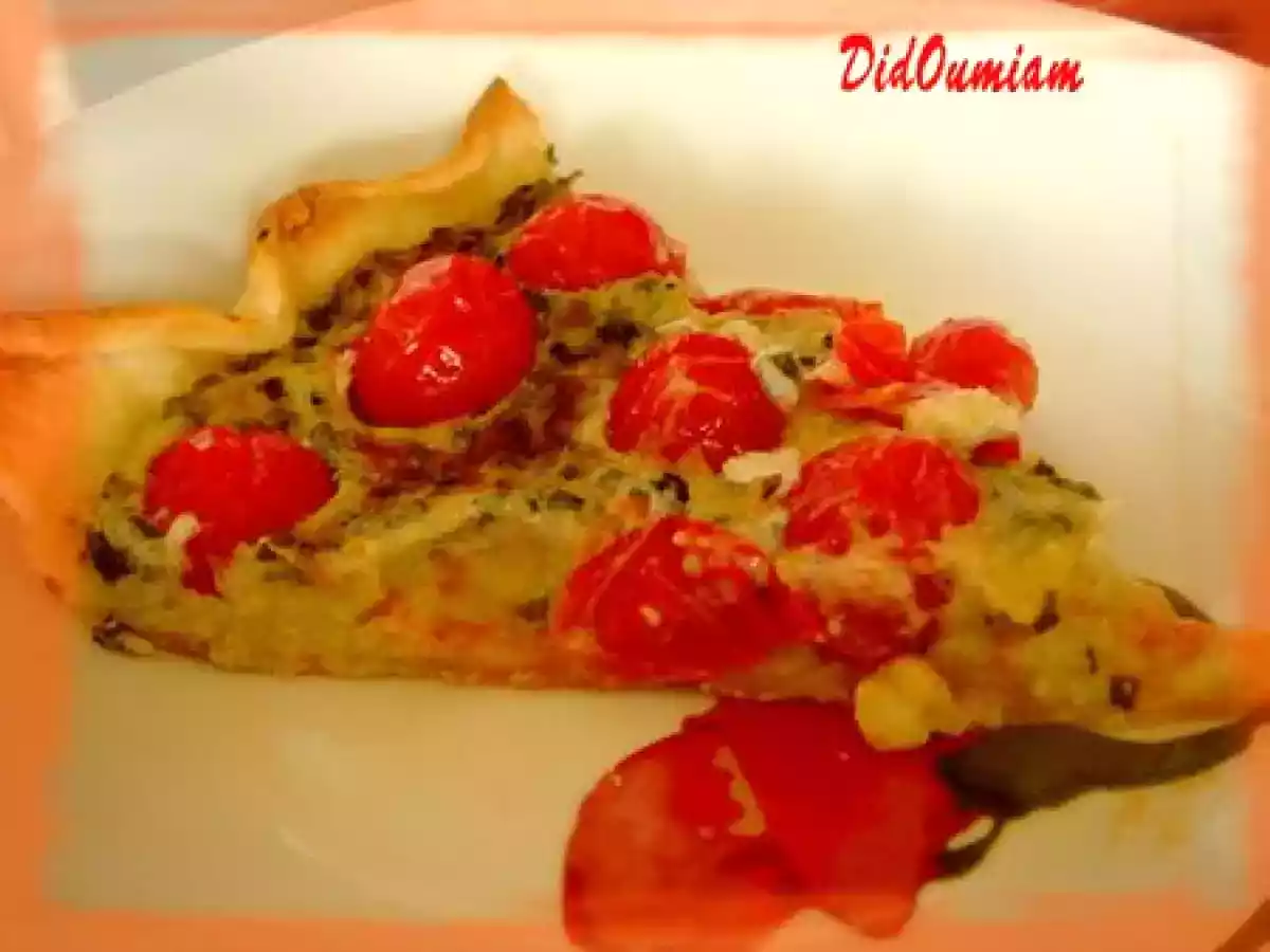 Tarte au roquefort et aux tomates cerises - photo 3
