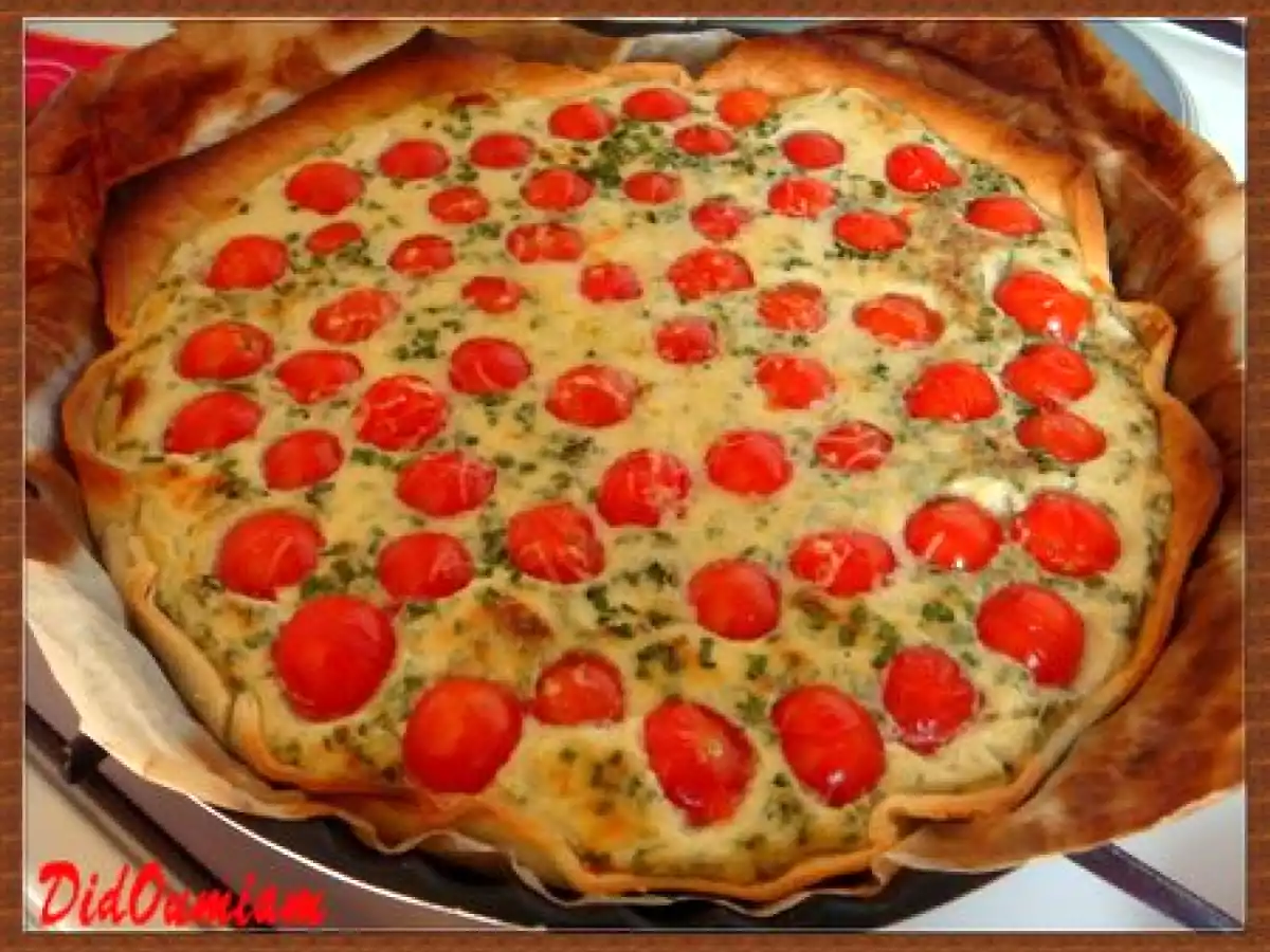 Tarte au roquefort et aux tomates cerises - photo 6