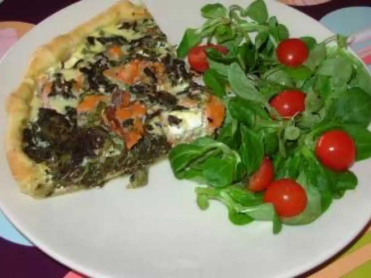 Tarte au saumon, aux épinards et à la feta - photo 3