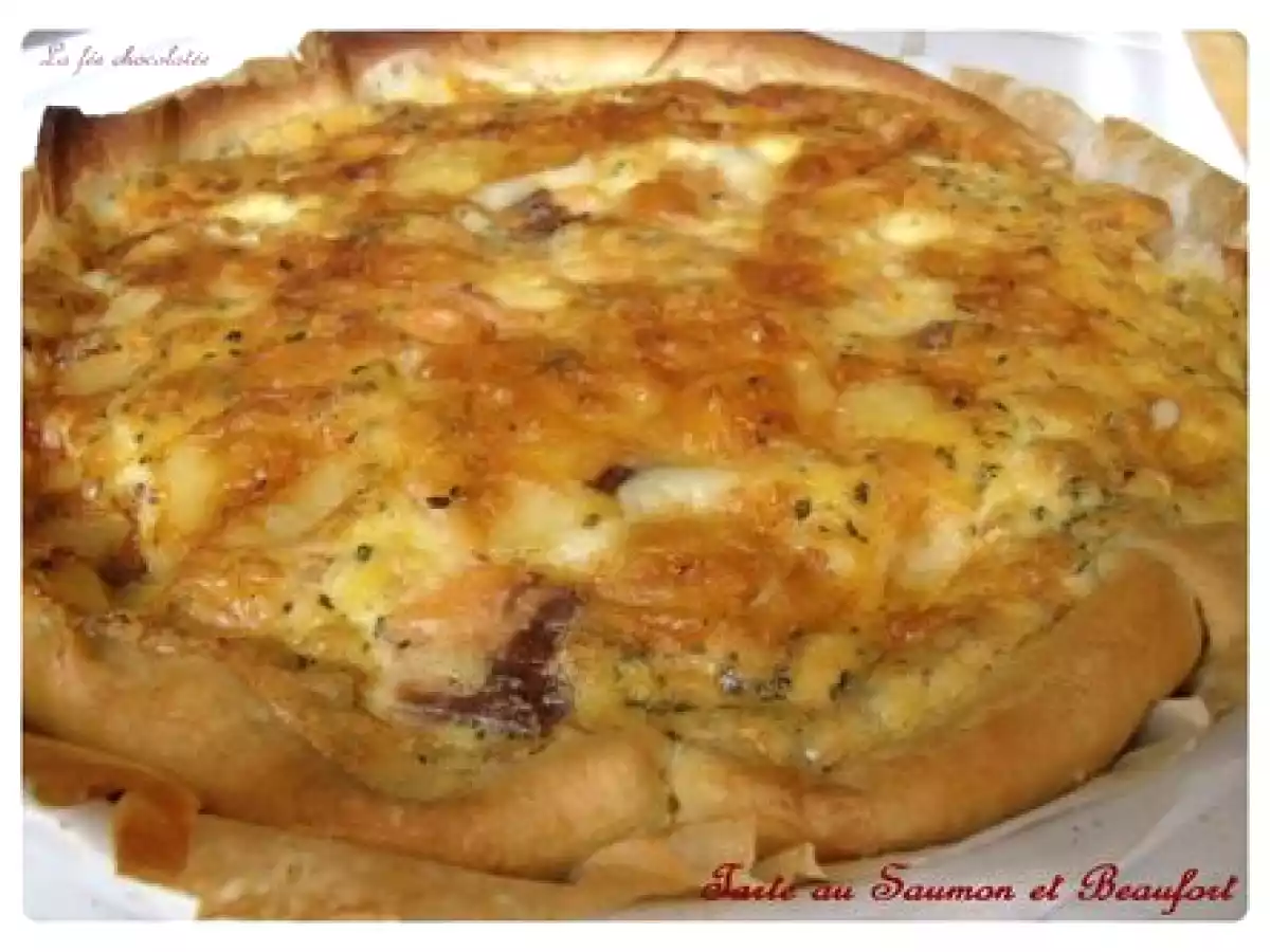 Tarte au Saumon, Beaufort et Basilic - photo 2