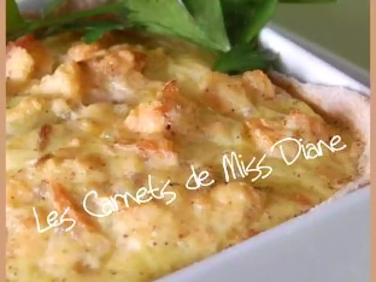 Tarte au saumon et aux poireaux, sans gluten ni lactose