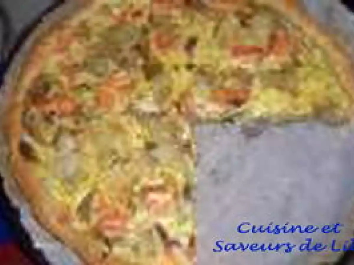 Tarte au saumon fumé et aux endives