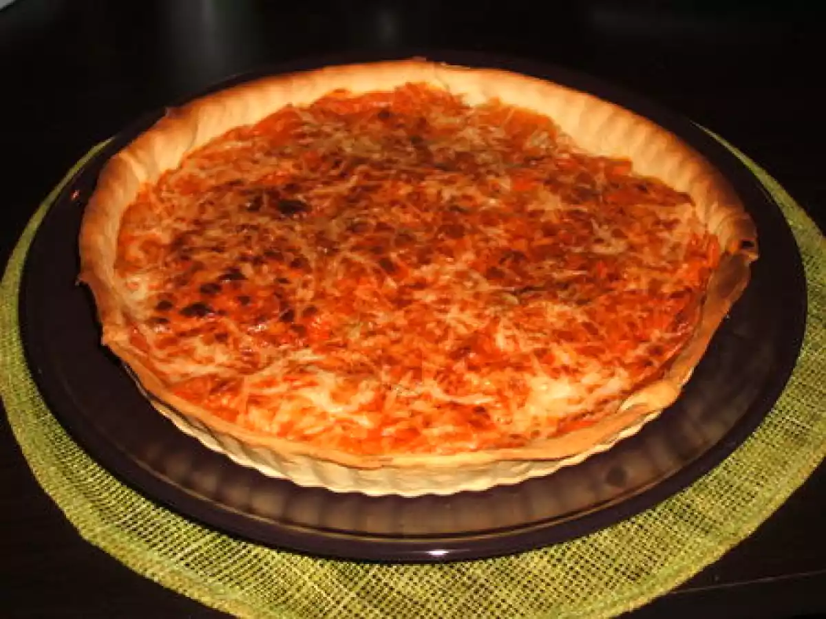 Tarte au thon et à la tomate
