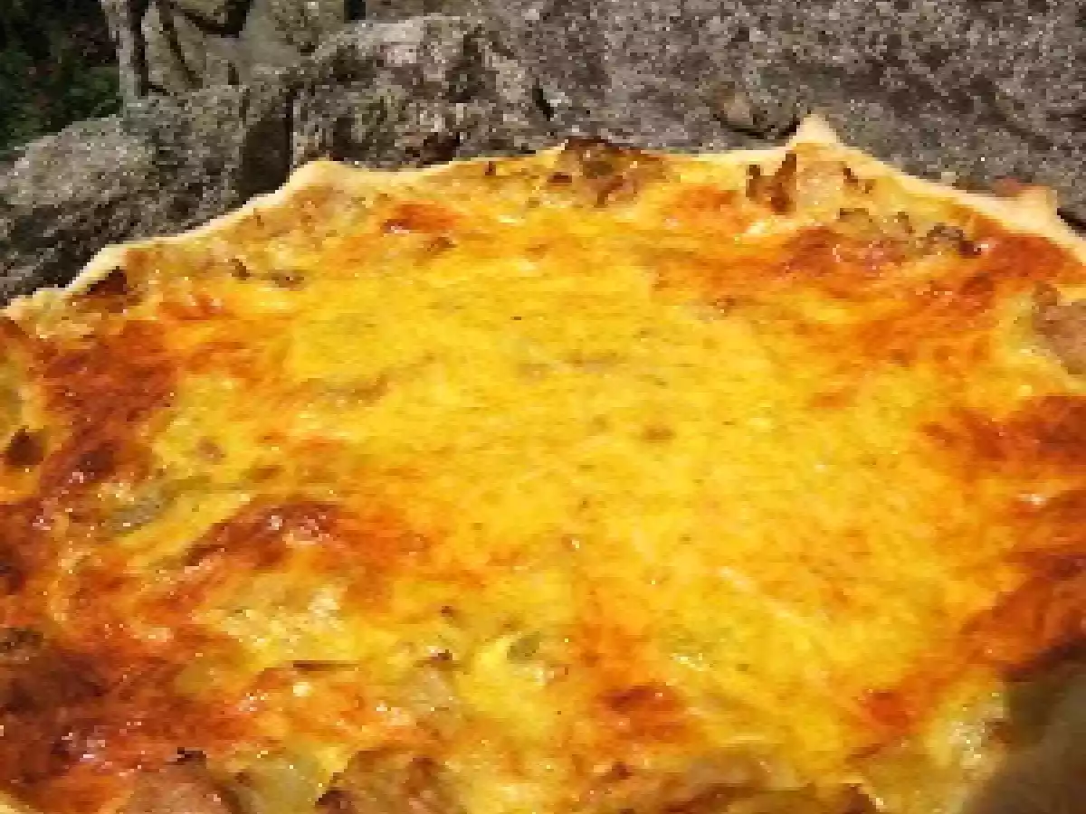 Tarte au thon, poireaux et curry - photo 2