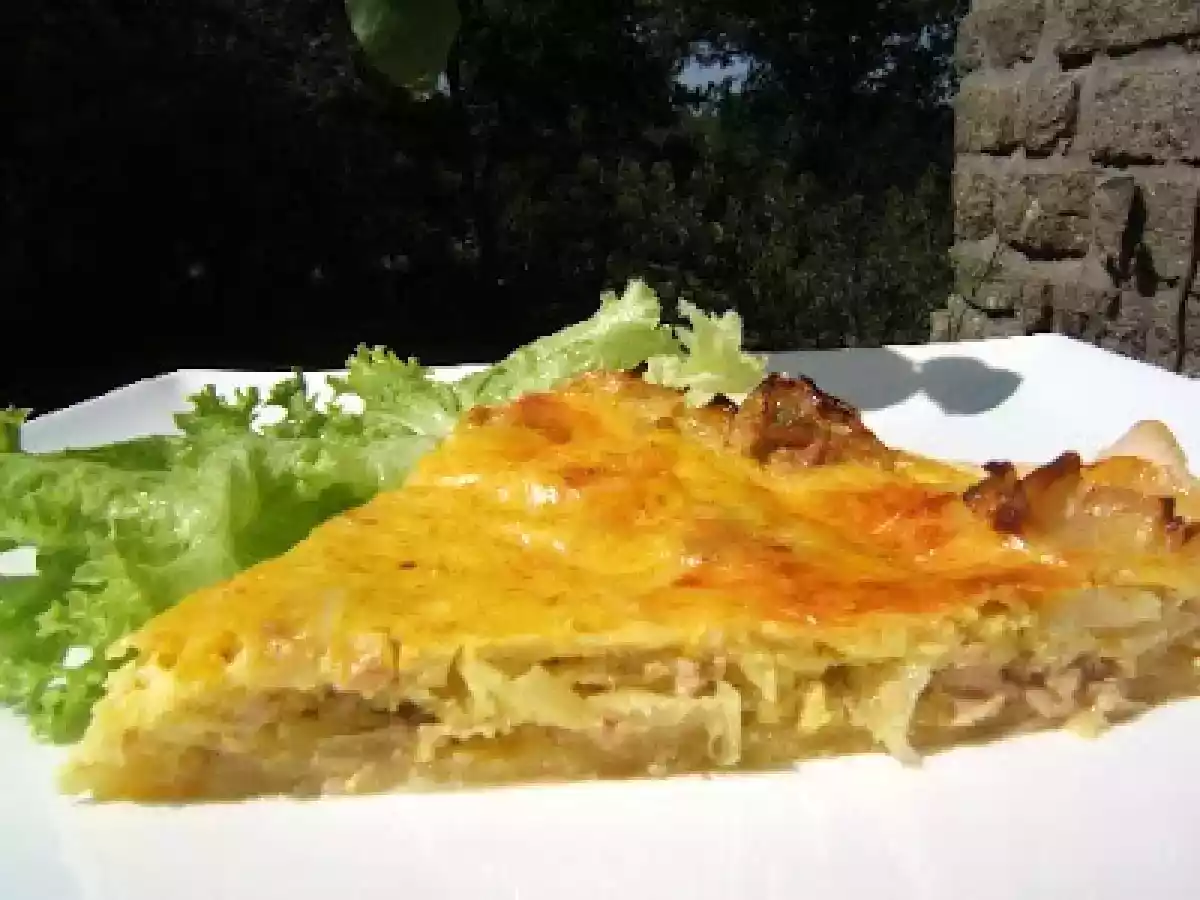 Tarte au thon, poireaux et curry - photo 4