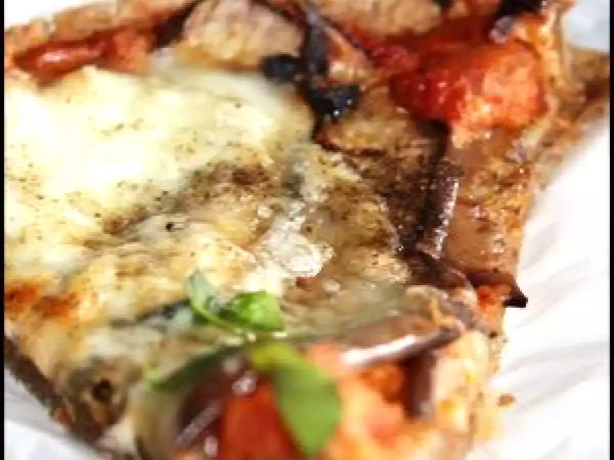 Tarte aubergines à la parmegiana