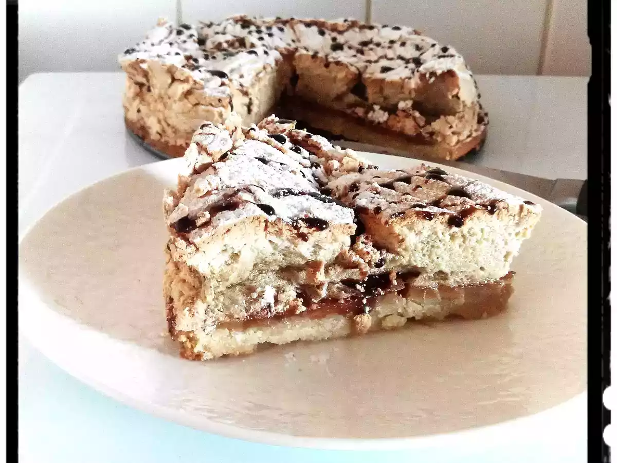 Tarte autrichienne à la meringue au café