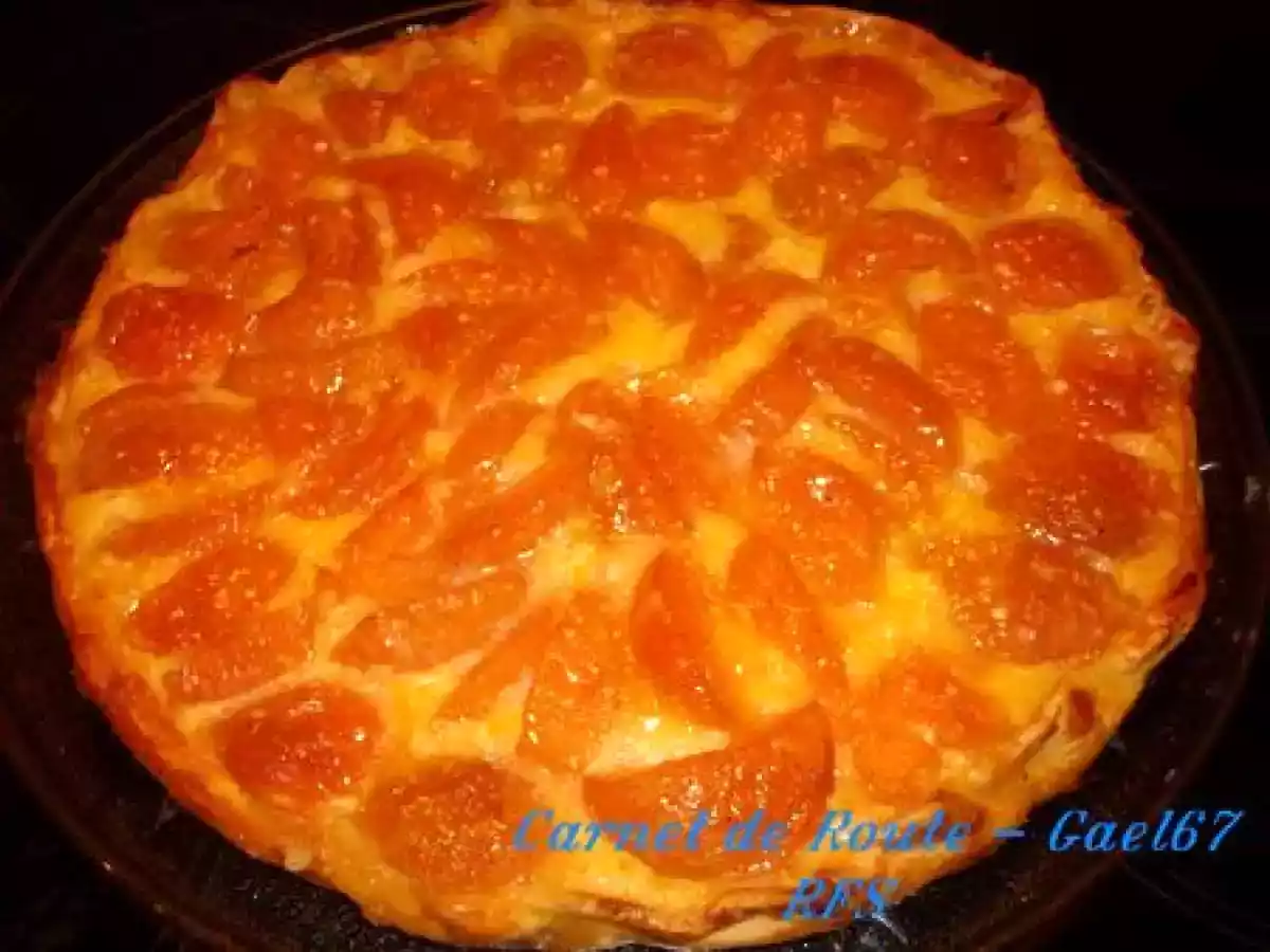 Tarte aux abricots