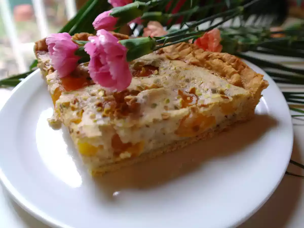 Tarte aux Abricots à la crème frangipane amande & noisette