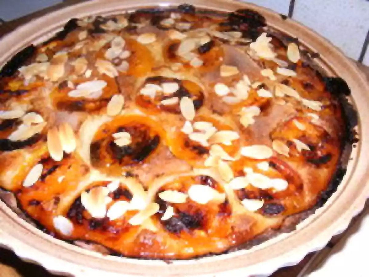TARTE AUX ABRICOTS AMANDINE