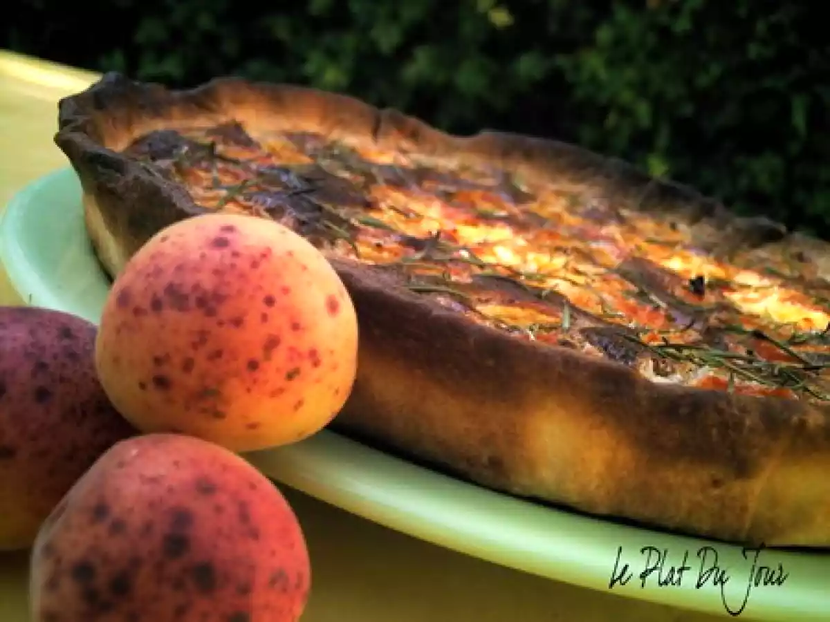 Tarte aux abricots, au miel et au romarin - photo 2