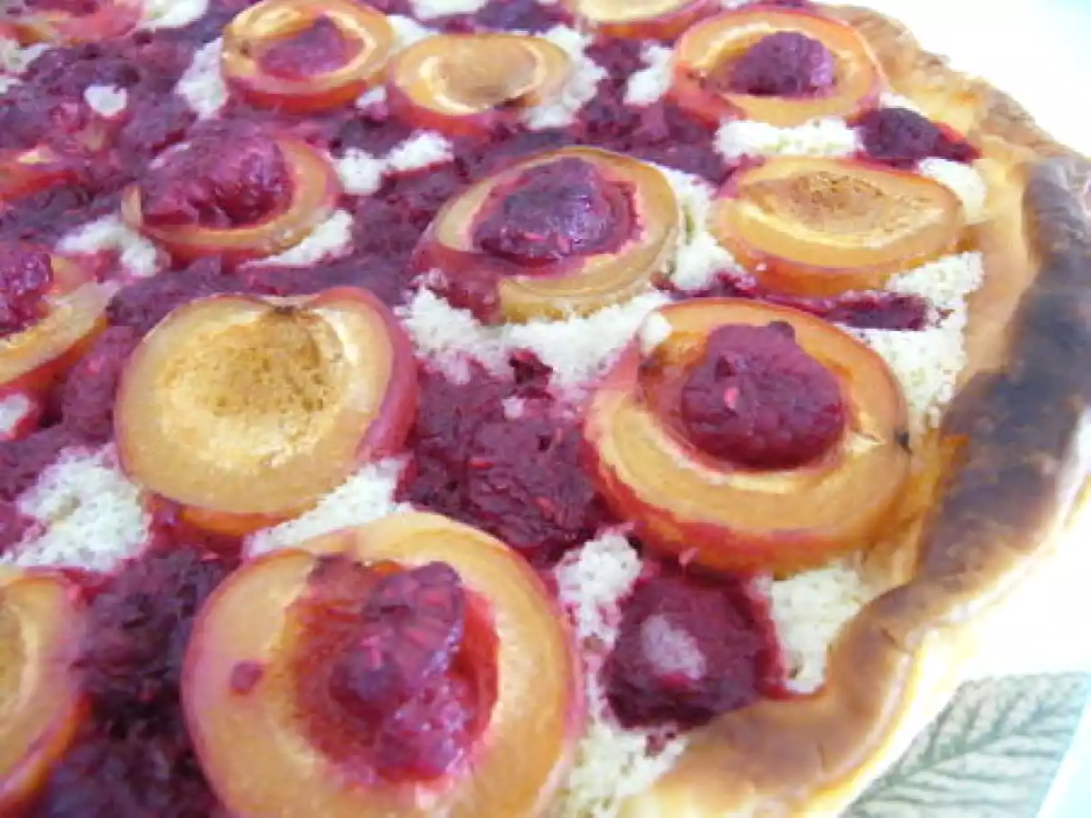 Tarte aux abricots et à la framboise - photo 3