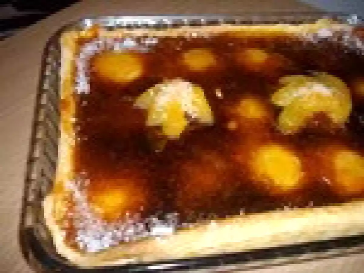 Tarte aux abricots et au lait concentré - photo 3