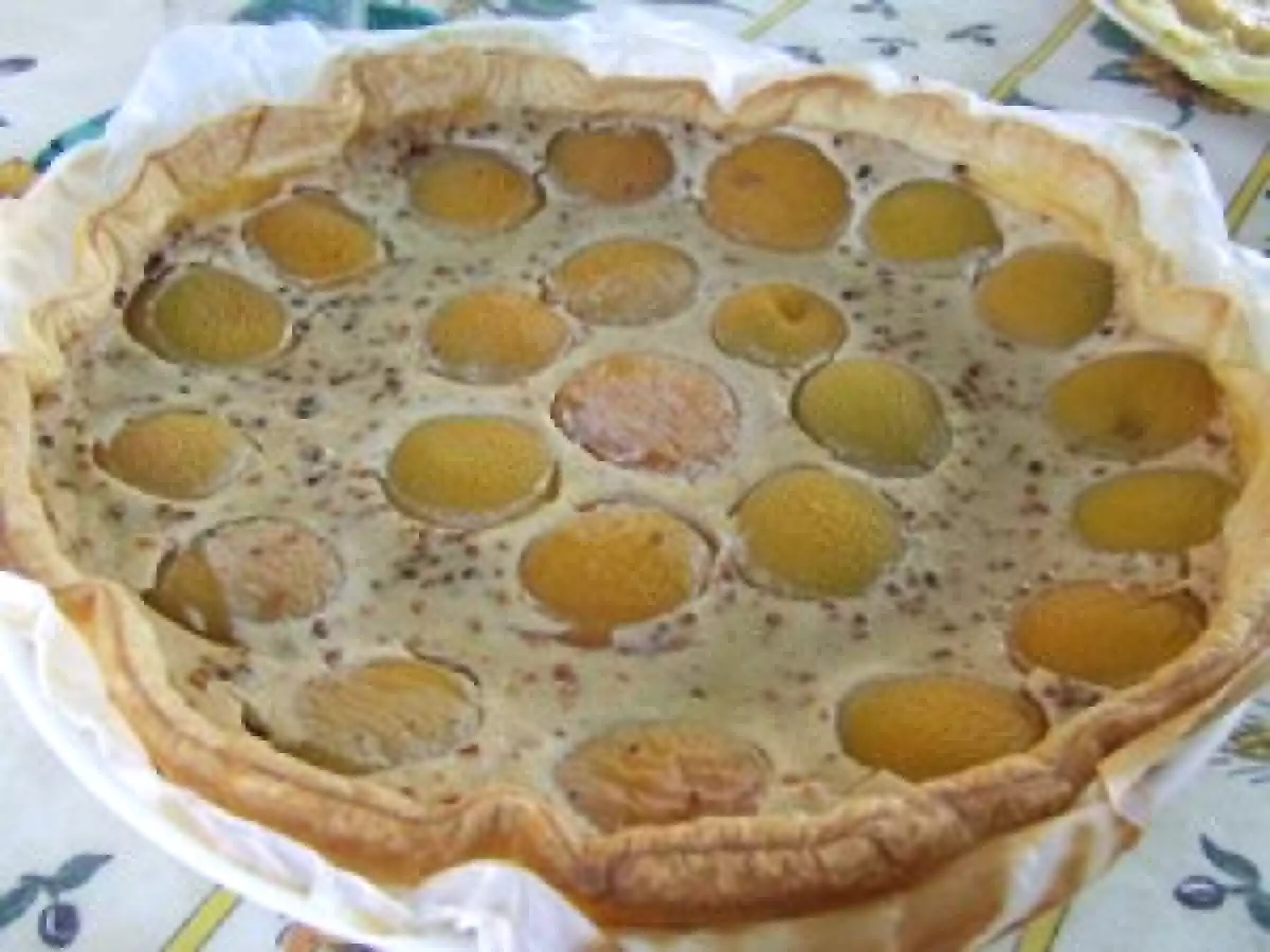 Tarte aux abricots et au pralin - photo 2