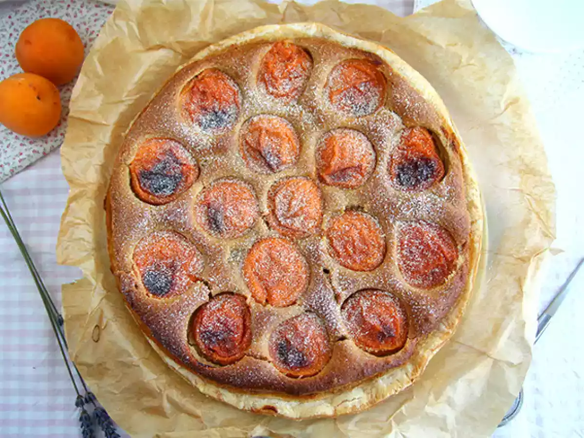 Tarte aux abricots sans gluten