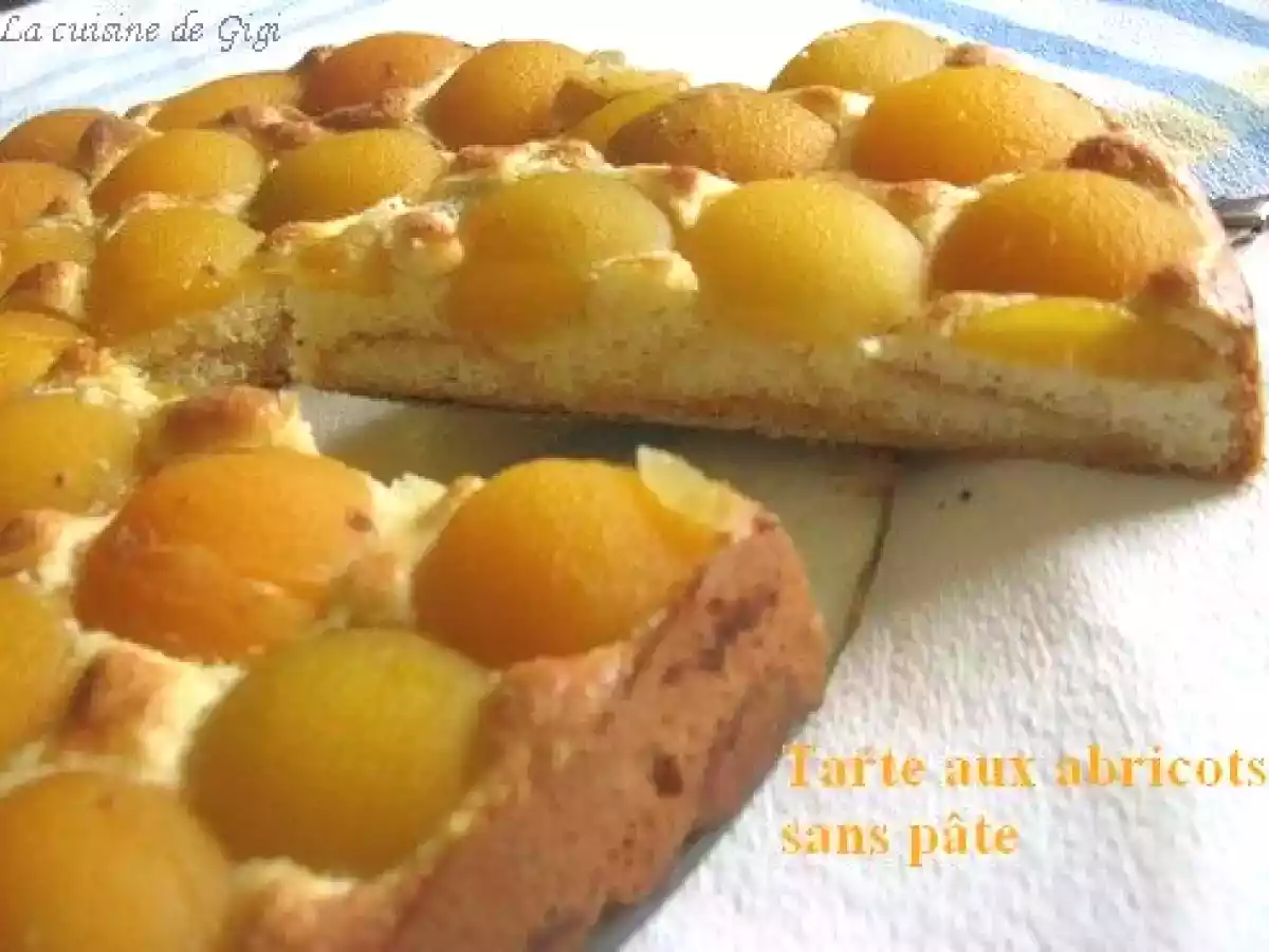 Tarte aux abricots sans pâte WW
