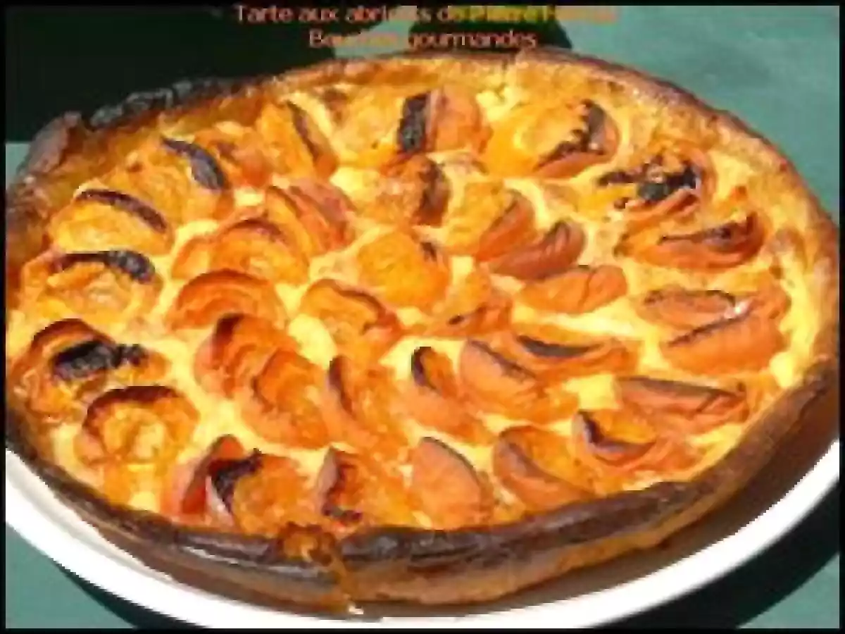 Tarte aux abricots selon Pierre Hermé