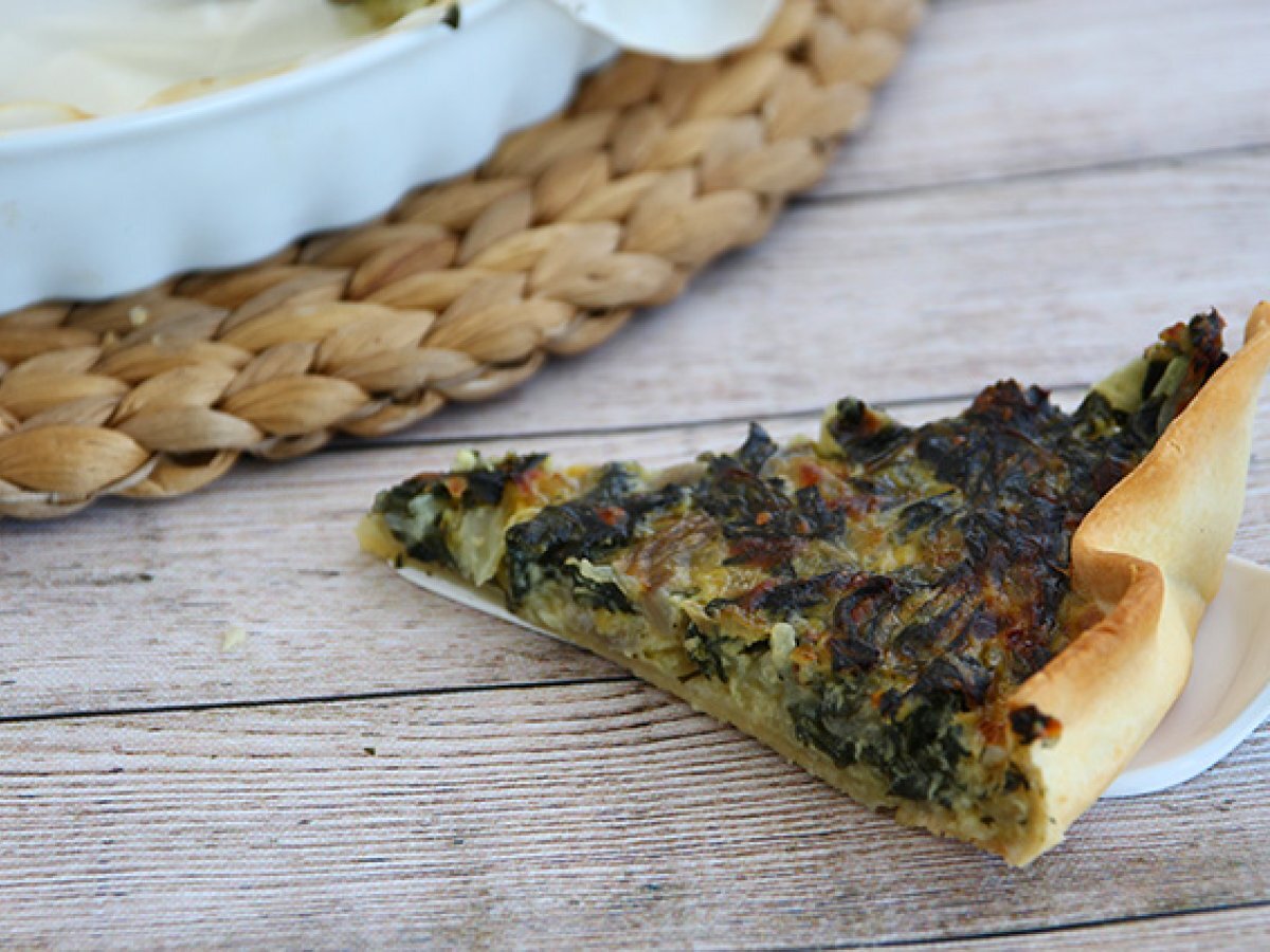 Recette de tarte aux blettes et fromage râpé