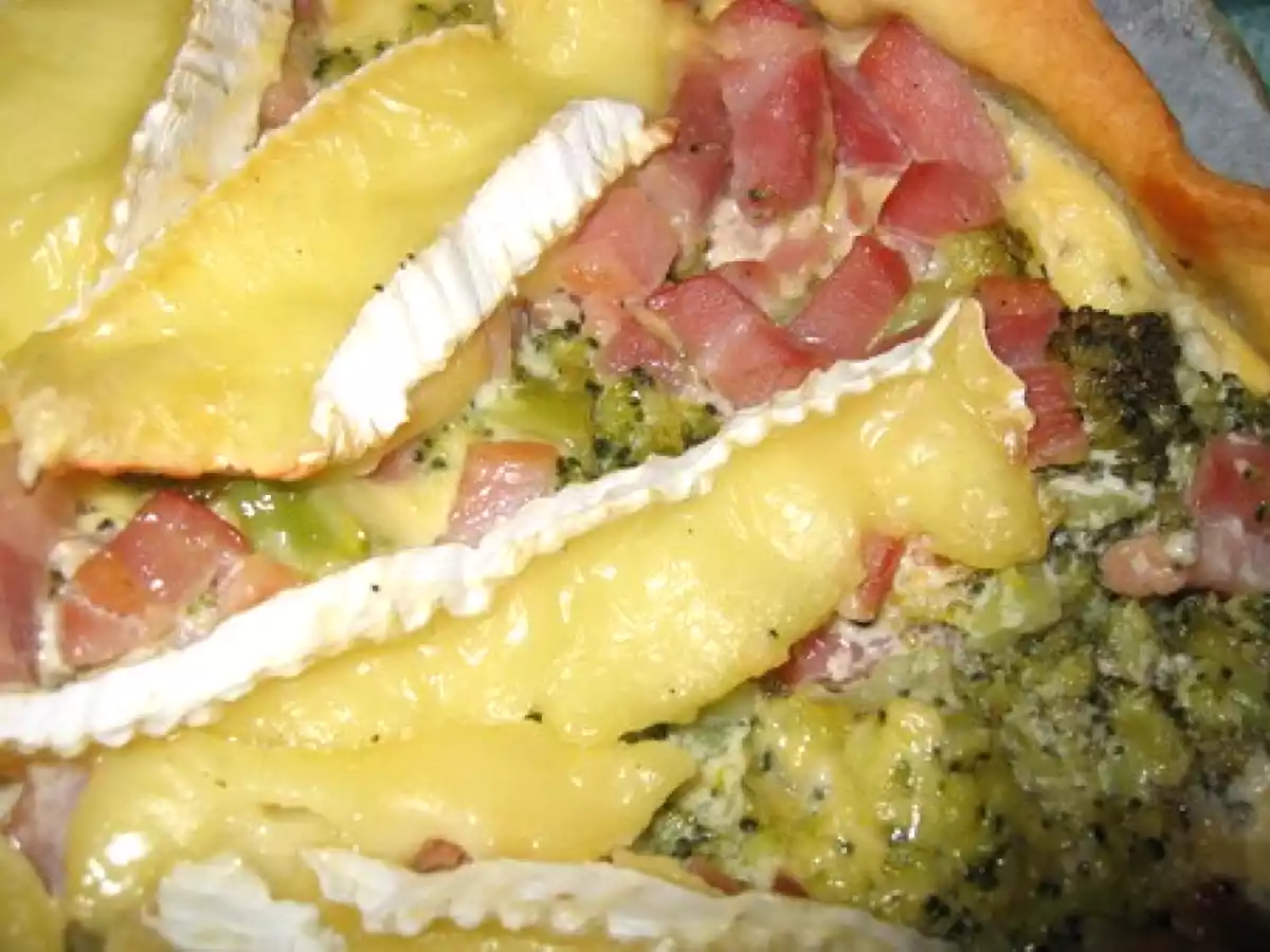 Tarte aux brocolis et au camembert - photo 2