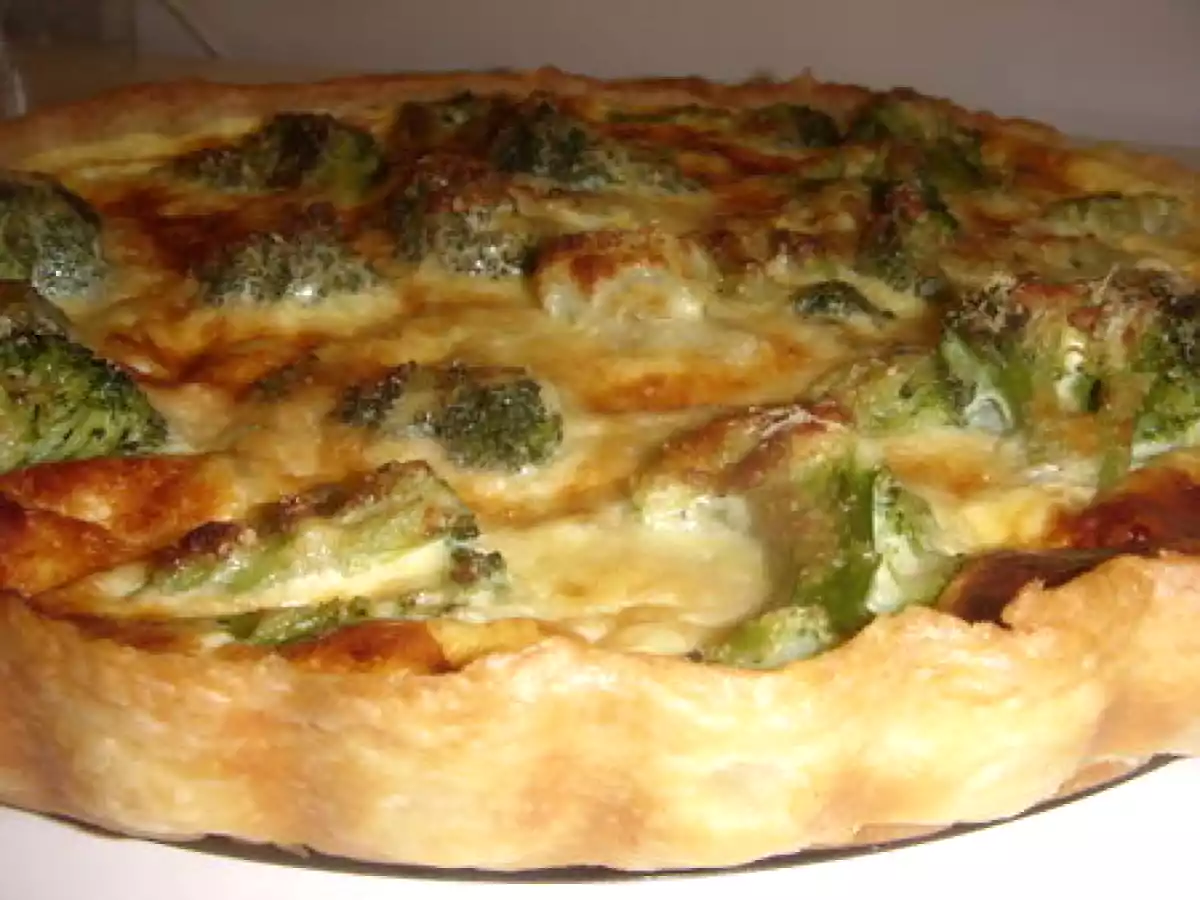 Tarte aux brocolis et au parmesan