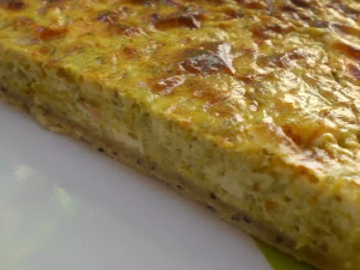 Tarte aux brocolis, saumon fumé, feta et sa pâte brisée au pavot