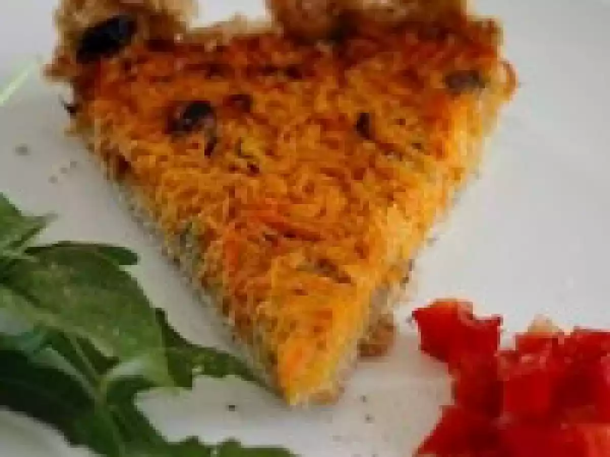 Tarte aux carottes à l'indienne, sans blé, sans lait - photo 2