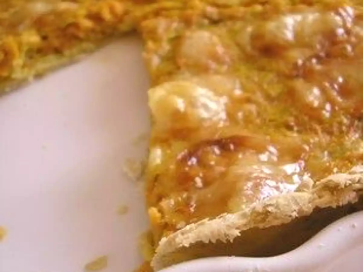 Tarte aux carottes, cumin et chèvre