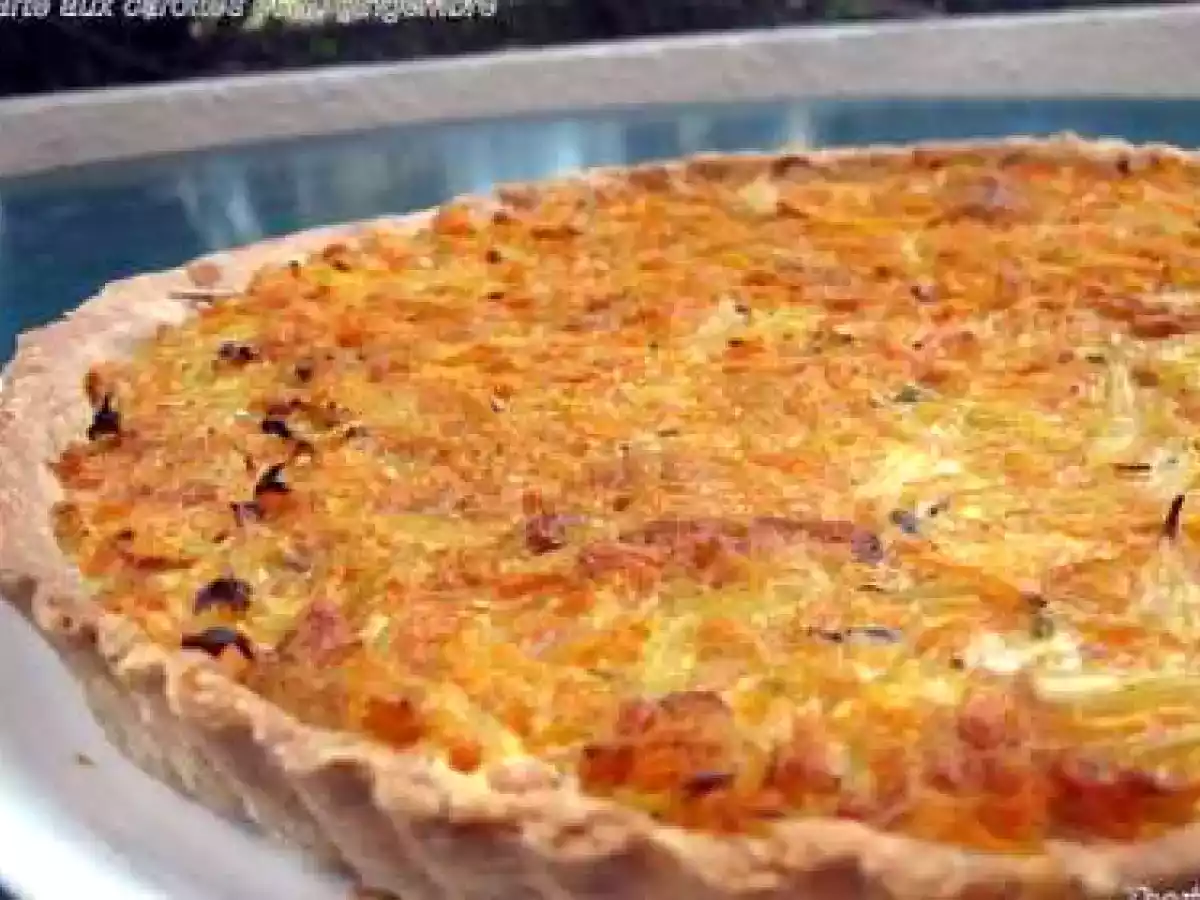 Tarte aux carottes et au gingembre
