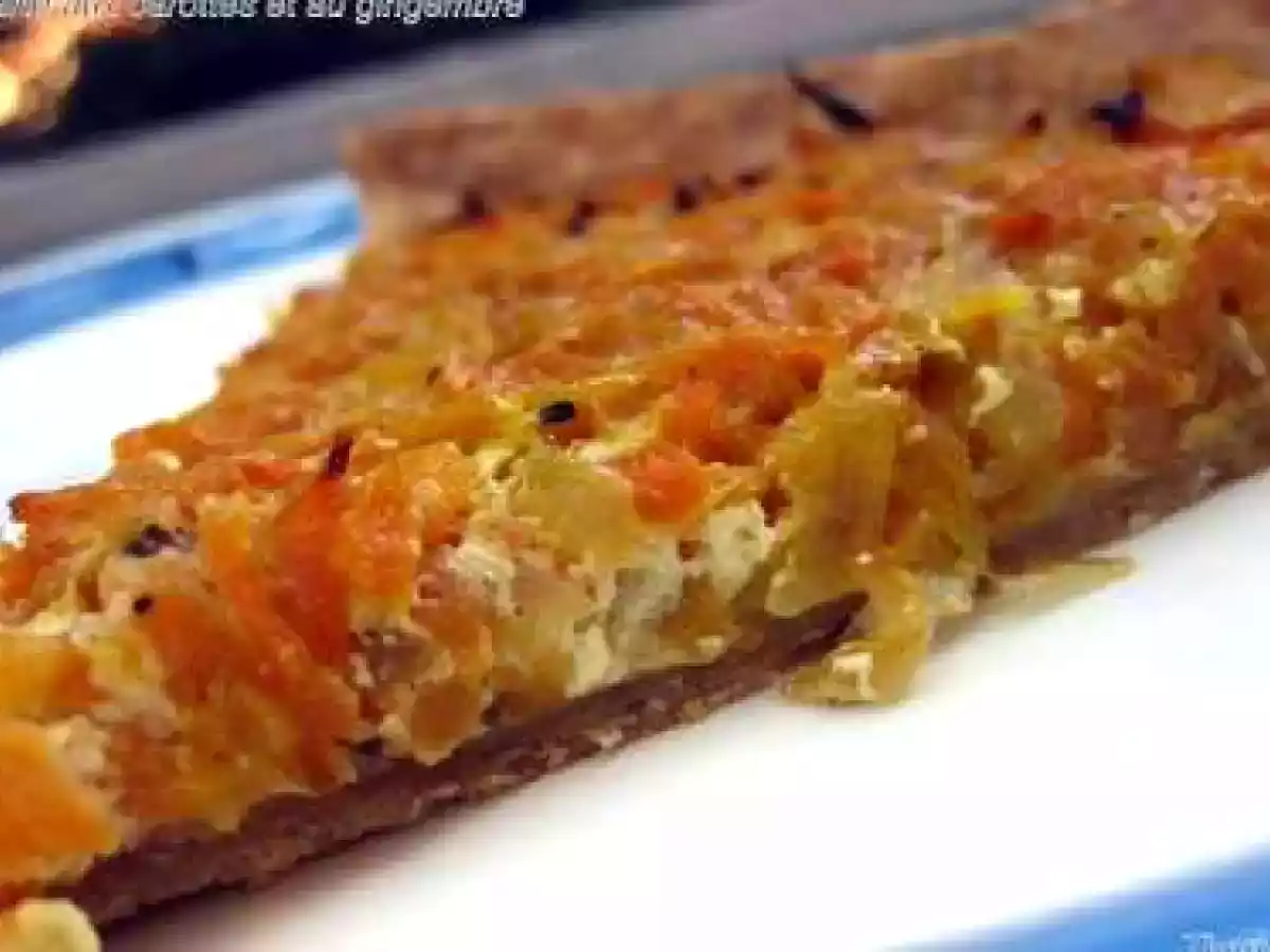 Tarte aux carottes et au gingembre - photo 2