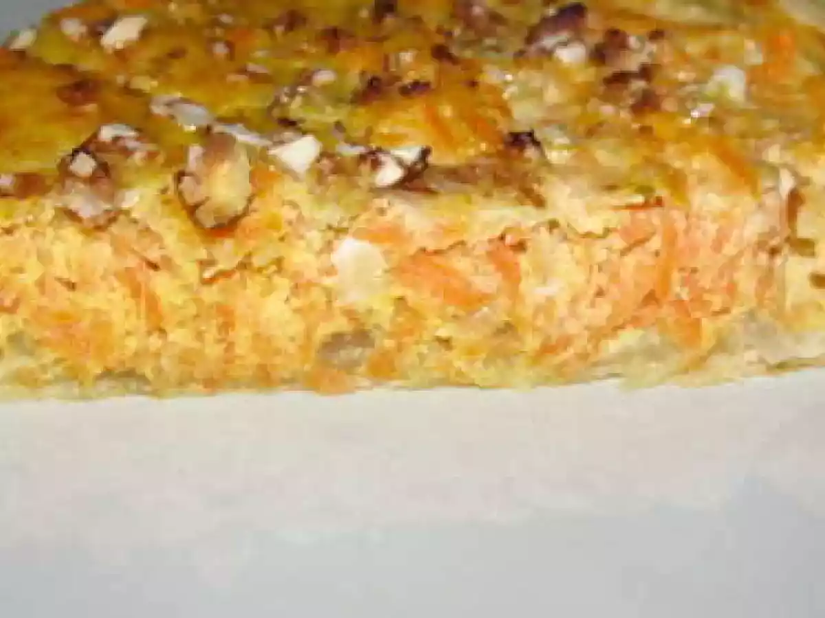 Tarte aux carottes, gingembre, miel et amande - photo 2