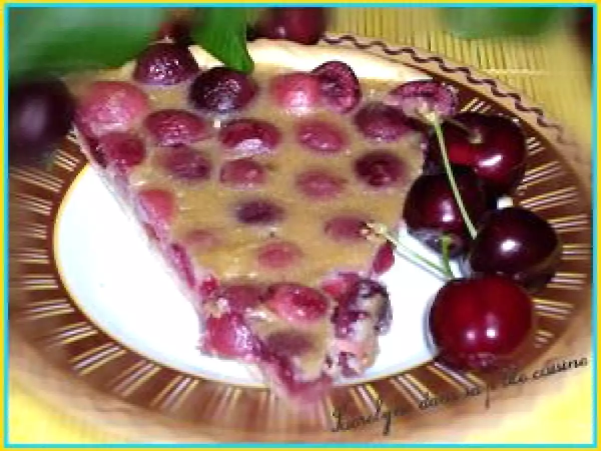 Tarte aux cerises un peu belge