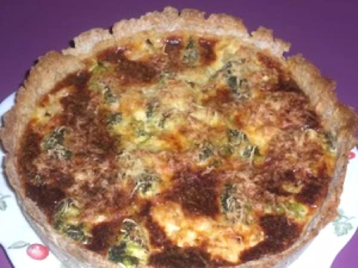 TARTE AUX CHOUX FLEURS ET BROCOLIS AVEC LA PATE SALEE HQNG - photo 2