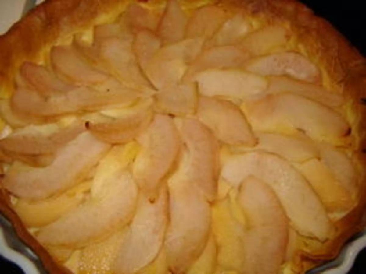 Tarte aux coings, cardamome et poires
