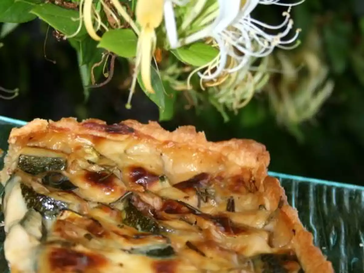 ^^Tarte aux courgettes chèvre et romarin pour le concours de la vache qui rit^^ - photo 3