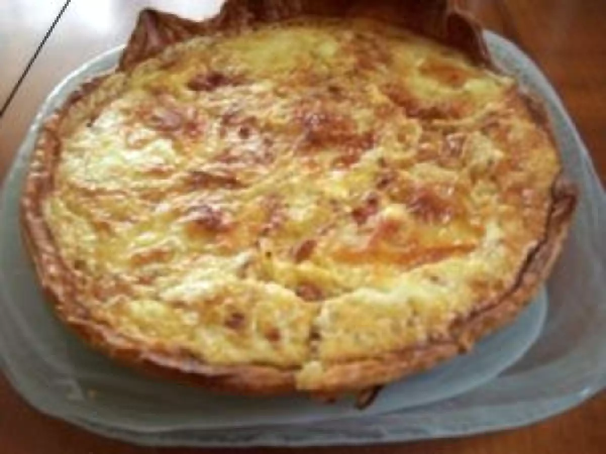 Tarte aux courgettes et 3 fromages