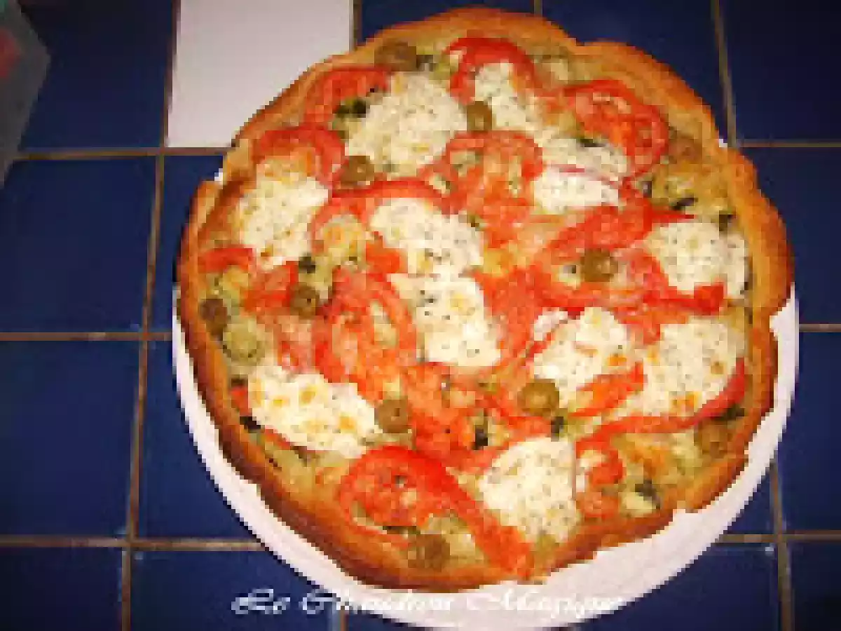 Tarte aux courgettes et mascarpone.